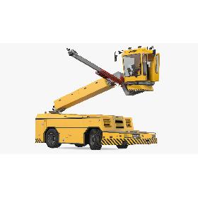 Deicing Vehicle  Rigged model